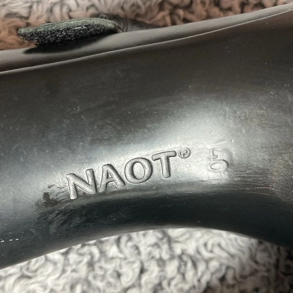 NAOT 9 Luma Black Leather Mary Jane shoes
